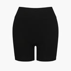 Cotton High-Waist Shorts