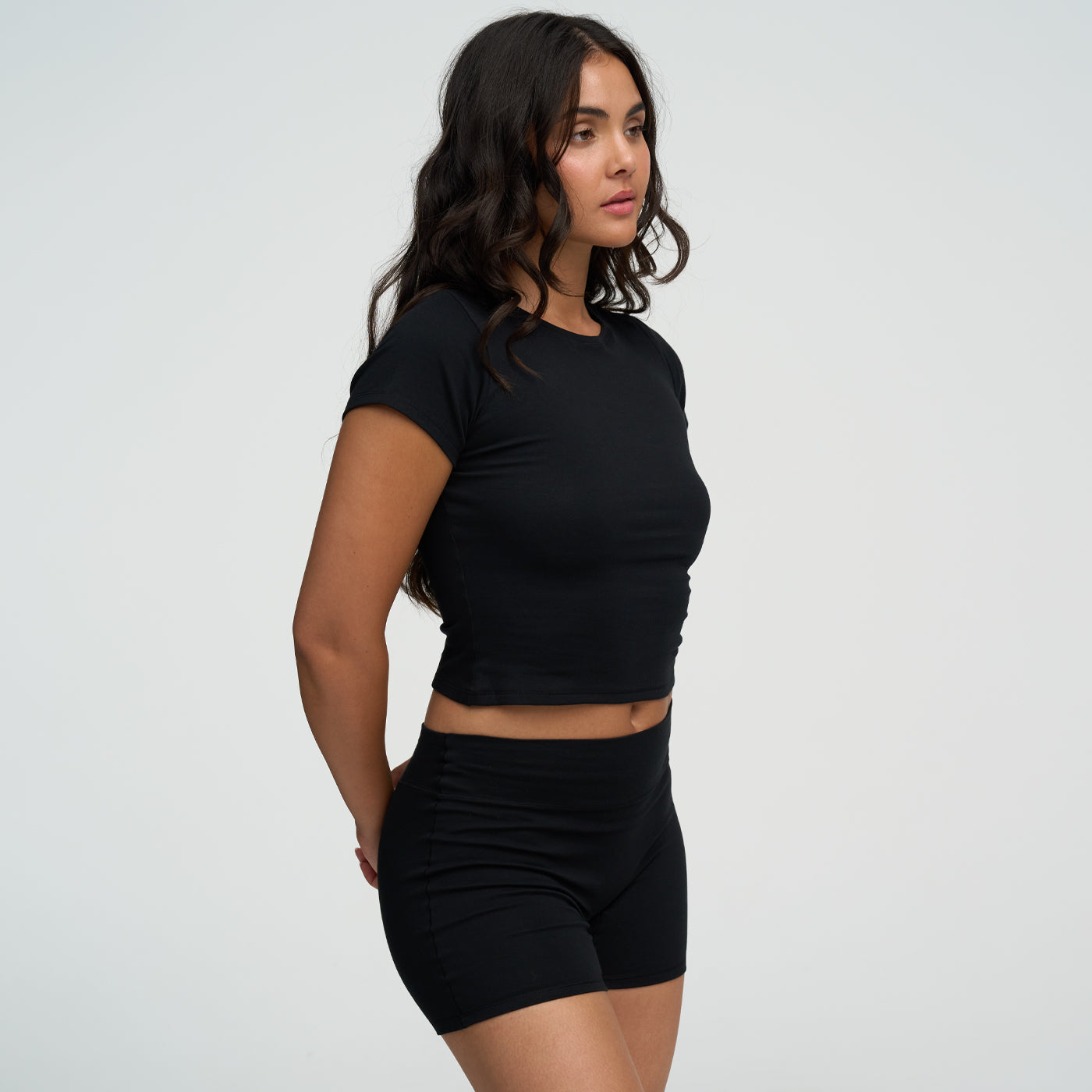 Cotton High-Waist Shorts - 3