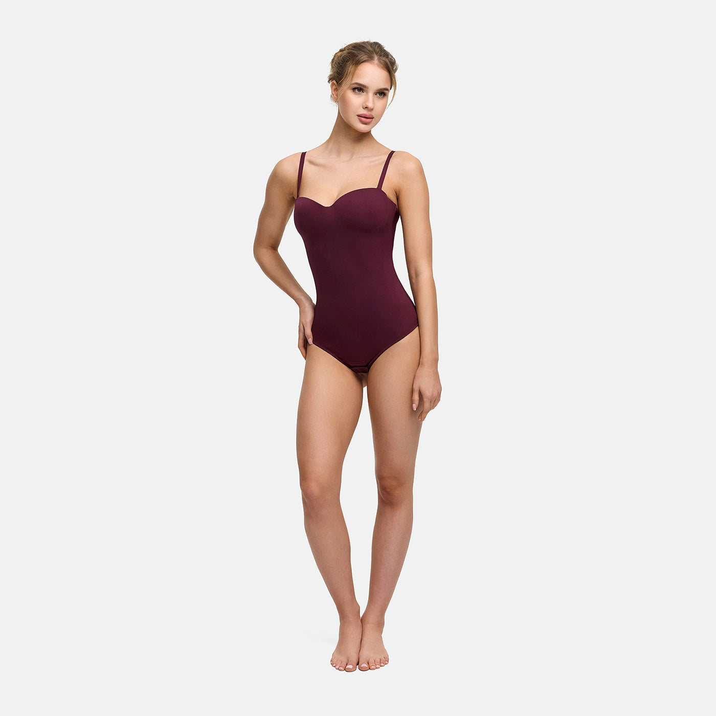Push-Up integrierter Bodysuit mit String - 13