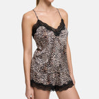 Satin Cami Top mit Spitze - 6