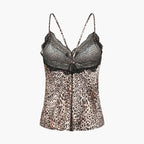 Satin Cami Top mit Spitze - 7