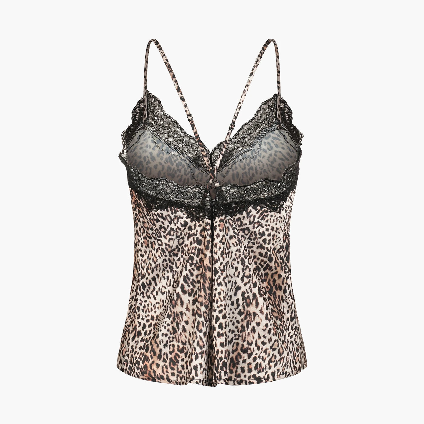 Satin Cami Top mit Spitze - 7