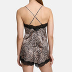 Satin Cami Top mit Spitze - 9